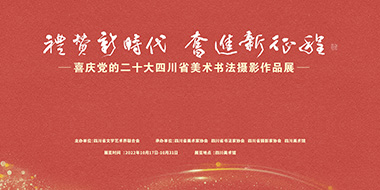 喜庆党的二十大四川省美术书法摄影作品展